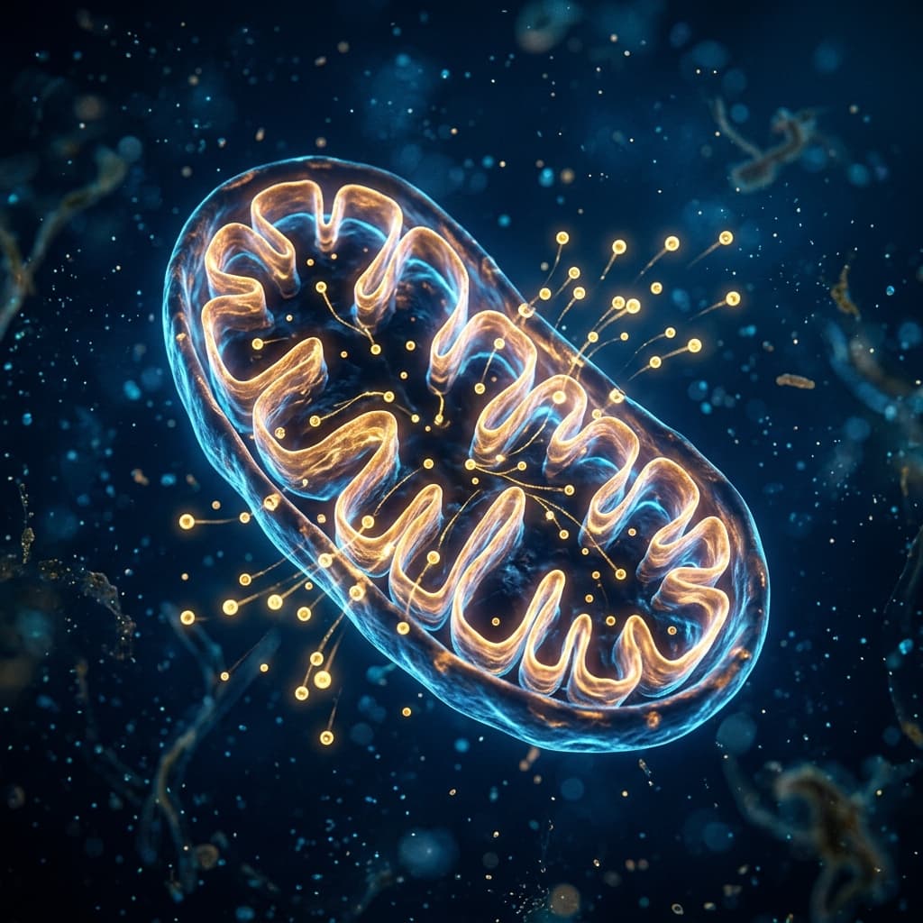 Darstellung von Mitochondrien und Passage von H2
