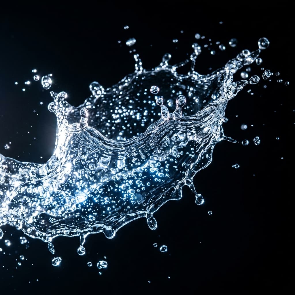 Wasserstoffwasser featured molecular visual representation